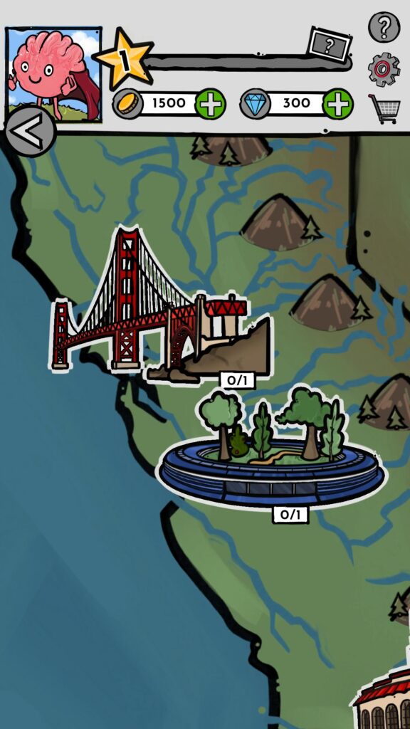 Herná mapa Kalifornie